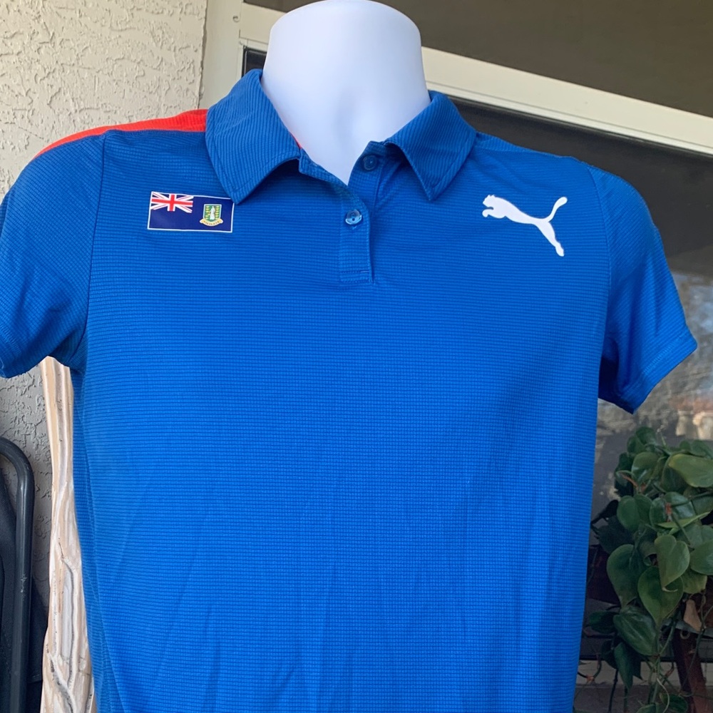 Olympics 2024!!!
Puma Vibrant British Virgin Islands Polo with Red Highlights